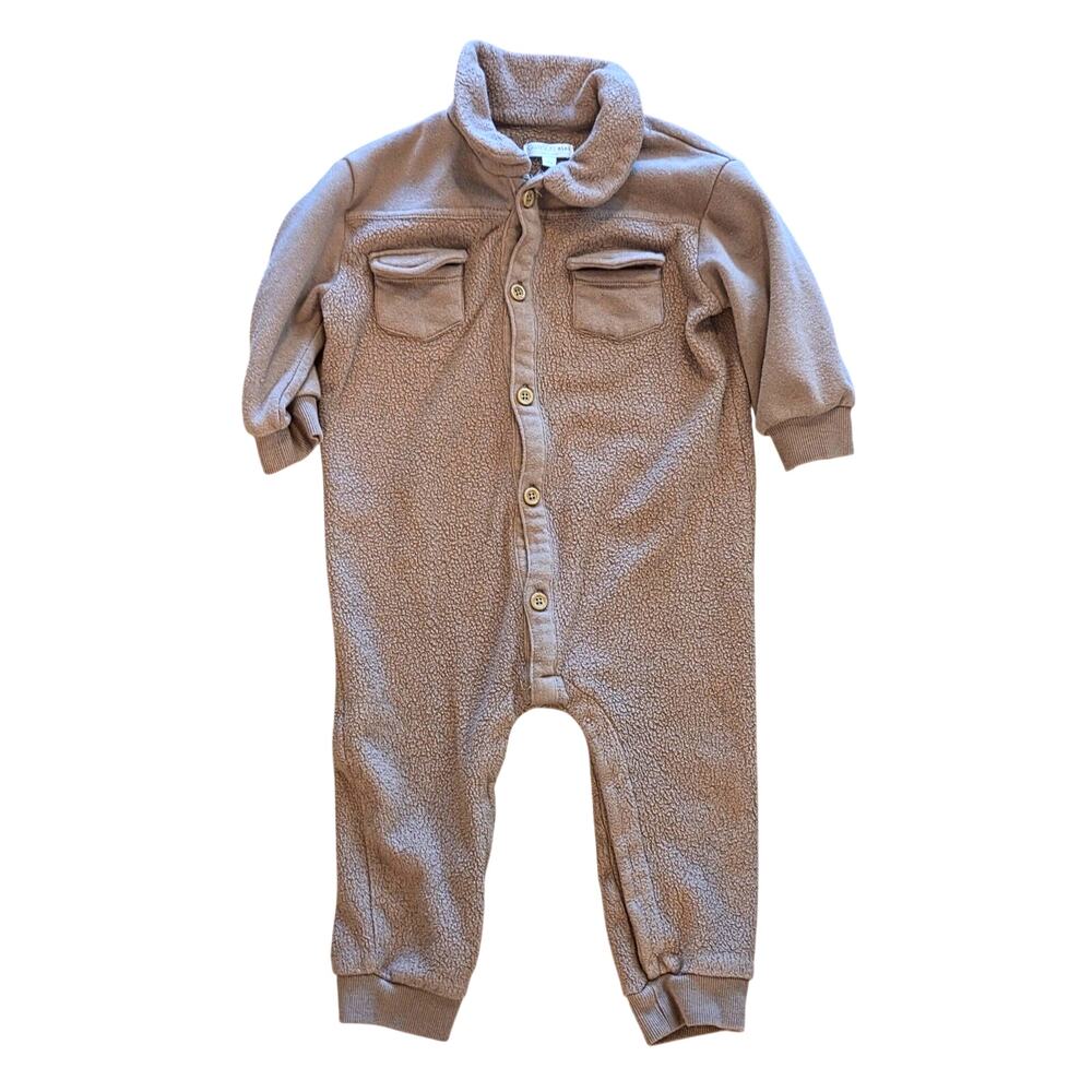Cozy Grayson Mini 18M Brown Baby Onesie - Soft & Sweet!